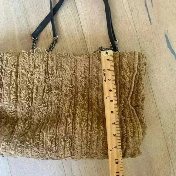 Zara Frayed Fabric Shopper Beige Women Zara - Picture 7 of 7